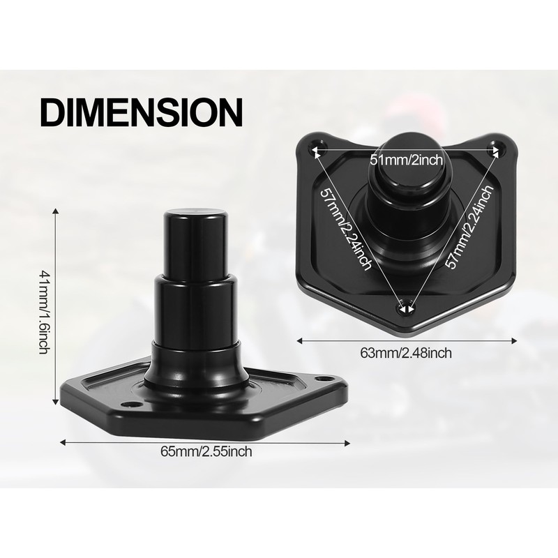 AILMOTO Solenoid Cover Starter Push Button