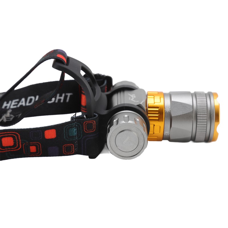 LED Diving Headlight Aluminum Alloy IPX8 Waterproof Super Bright 1500LM