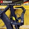 KRASER KR7022B Bicycle Lock with Universal Folding Alloy Steel Padlock