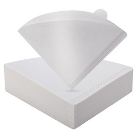 Coffee Filters, White Size#2,100 Counts 1-4Cups V02 Disposable Coffee Filter Paper Cone, Compatible with V60 For Pour Over Droppers and Drip Coffee Maker.
