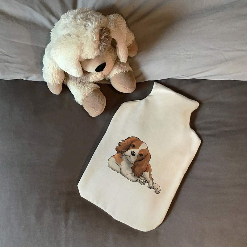 'Cavalier King Charles' Hot Water Bottle Cover (HW00020445)