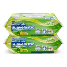 Toallitas Húmedas Kleenbebé Suavelastic 200 Piezas