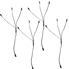 JYtrend 3 Way Splitter Connector for Neon El Wire Light (4 Pieces)