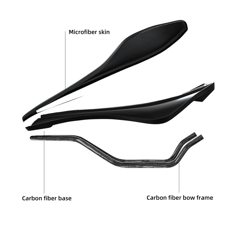 Road Bike Saddle Carbon Fiber Ultra Light Wear Resistant Stereogel