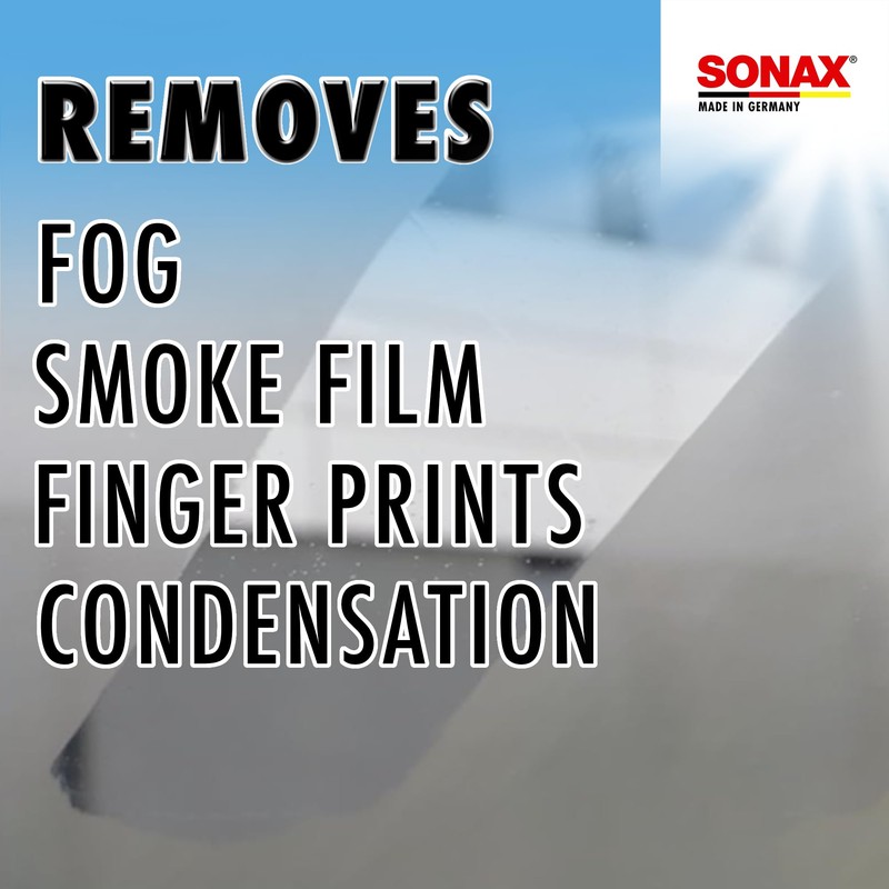 SONAX Windscreen Sponge 417100 | Dual Action Cleaning Sponge for