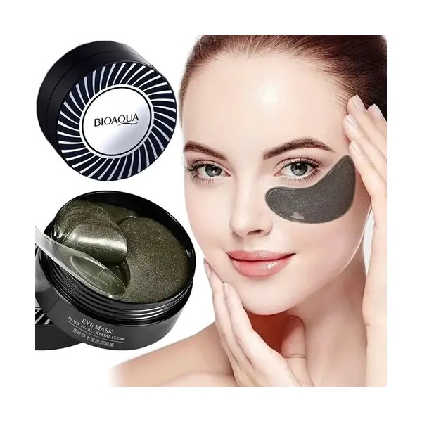 Parches Hidrogel De Ojos Bioaqua Elimina Ojeras Perla Negra
