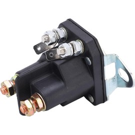 Keenso Relé de Solenoide de Arranque Relé de Solenoide de Arranque de Motor de Metal y ABS 12 V OE 35510 1752137 173539 para Reemplazo de Cortacésped de Tractor Bolens