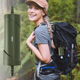 Survival Water Straw - Personal Water Filter Straw | Personal Water Filter, Water Filter System, Water Filter Survival Gear for Outdoor Activities