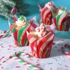 PME Natalizi Pirottini a Tulipano per Muffin - Bastoncino di