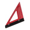 Woodworking Triangle Ruler Aluminum Alloy High Accuracy Portable Rafter Square