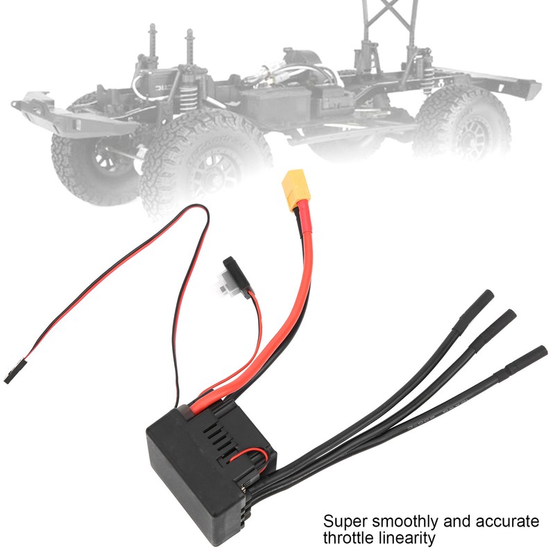 80A Waterproof Brushless ESC Electric Speed Controller Accessory for 1/8