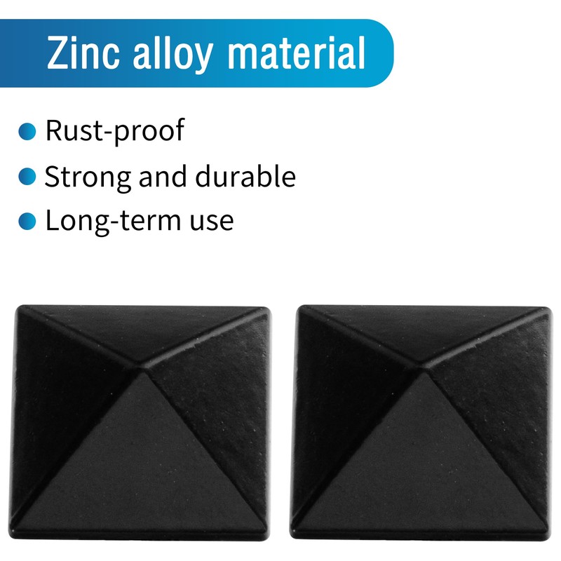 18 Pcs Snowboard Stomp Pads- Pyramid Studs Snowboard Grip Stomp