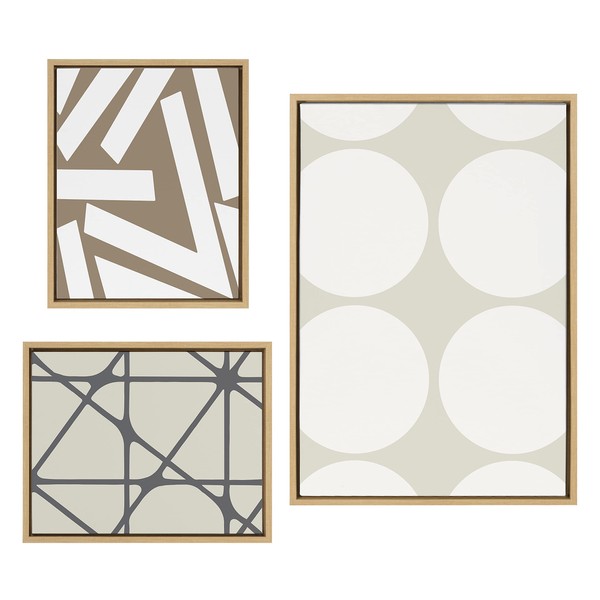 Kate and Laurel Sylvie Elevated Modern Neutral Dots; Pattern No