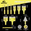 Diamond Core Drill Bits Set 10PCS - DARTOTEK Tile Hole