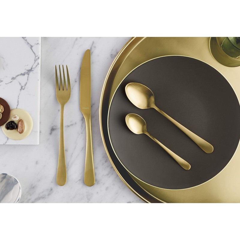 Amefa Austin 20pc Flatware Set - 18/0 Gold Stainless Steel