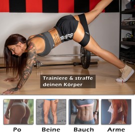 Raigeki Fitness Bands Fabric Resistance Bands [Set of 3] (+ Training Plans) Loop Resistance Bands Theraband for Hip Leg Training, Strength Training, Booty Bands (S-R-W)