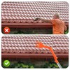 Lyreh Gutter Rake Tool, 17.13x1.38in Gutter Cleaning Rake Head Suitable