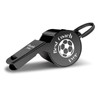 QIBAJIU Whistle with Lanyard, Black Whistle, Coach Whistle, Soccer Gifts,