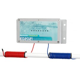 Bydorunce Electronic Water Descaler System Whole House Water Descaler, Salt Free Hard Water Conditioner, Remove Limescale, Prevent Deposits Build Up, Suitable for Various Pipes