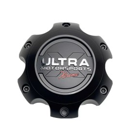 Ultra Motorsports Xtreme Satin Black Wheel Center Cap 89-9765SBX 89-9765