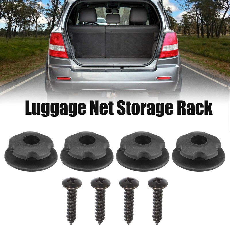 QUARKZMAN Boot Net Luggage Net Car Hook Plastic Mounting Hooks