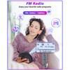 ARAFUNA Portable CD Player Bluetooth with FM Radio, 2000mAh Rechargeable
