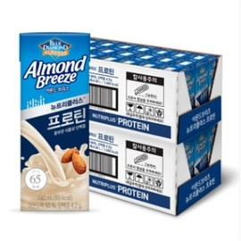 Maeil Dairies Almond Breeze Nutriplus Protein 190ml 48 packs / 매일유업 아몬드브리즈 뉴트리플러스 프로틴 190ml 48개