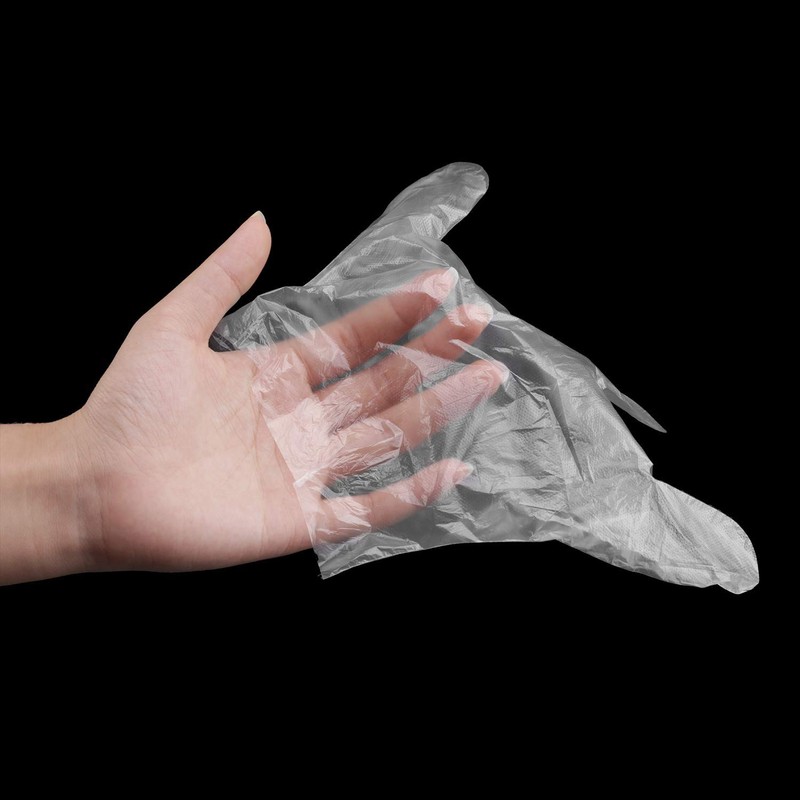 Pack of 200 | Disposable Plastic Food Preparation Gloves, Food