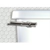 Bamboo Toilet Flush Handle Front Mount in Satin Pewter Finish