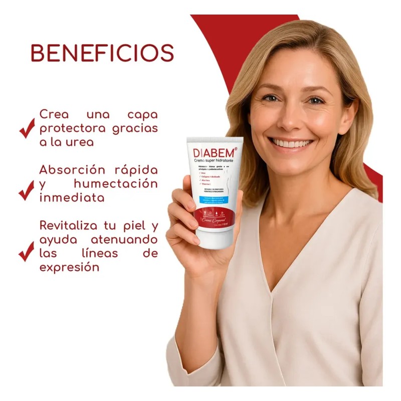 Crema Super Hidratante | Diabem | Para Piel Extra Seca