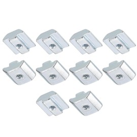 MEZOKUCEL 20pcs - Nickel Plated Carbon Steel T Slot Bolts, Hammer Head Fastener, Sliding T Nuts for T-Slot Aluminum Extrusion Profile Carbon Steel T Slot Nut for 3D Printer CNC Milling Machine (M8)