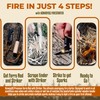 KonvoySG Survival Tool Ferro Rod Fire Starter with Multi-Tool Striker