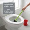 Vigar Flower Power Toilet Brush and Holder Set, Toilet Bowl