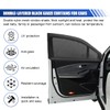 DUSCOKE 2PCS Car Window Shades, Stretch Mesh Sunshade Cover Block