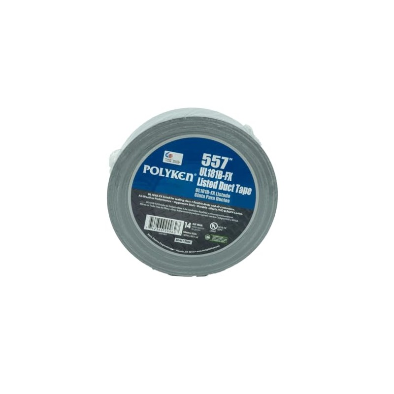 Polyken Berry Global Silver Duct Tape - 48 mm Width