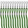 Champion Sports Heavy Nylon Lanyards - Green (1 dozen)