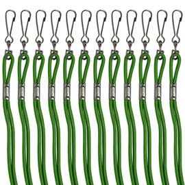 Champion Sports Heavy Nylon Lanyards - Green (1 dozen)