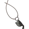 LaLoop Premium eyeglass necklace Sport Loop in Brown