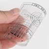 HARFINGTON High Precision SEC Size Estimation Chart 8cm 0.2mm Transparency