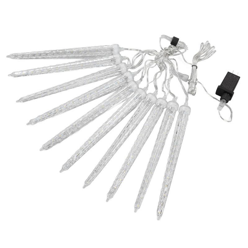 4W Meteor Shower Lights 7V 6.6ft IP65 Waterproof Plastic Christmas