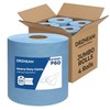 4 Rolls Industrial Cleaning Wipes Jumbo Roll 500 Sheets 12"x