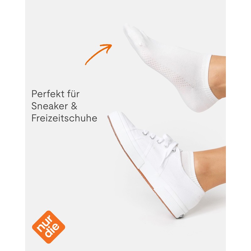 Nur Die Women's Trainers, White, 39 - 42