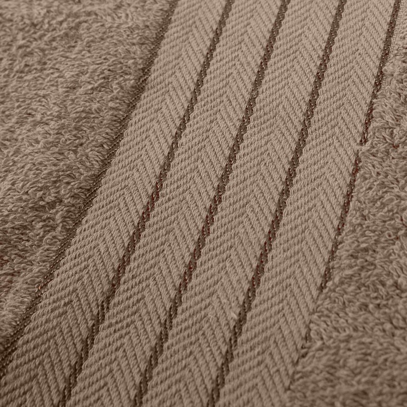Brentfords Light Brown Bath Sheets, 100% Cotton Towels Super Soft