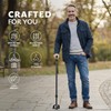Dr. Aid Tripod & FourPod Walking Canes, Adjustable Non-Slip, Carbon