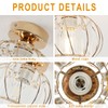 Pheashine Ceiling Light Crystal Modern Mini Crystal Chandelier E27 Ceiling