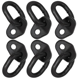 Easily 7100 Engine Lift Bracket 5500 lb Capacity Engine Lifting Brackets, Engine Support bar for Using with Engine Hoist Leveler and Lifting Sling Rigging Engine Stand (Black, Pack 6)