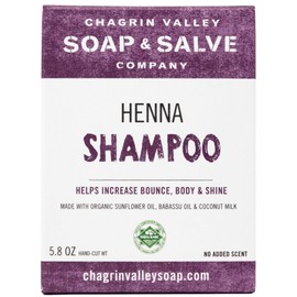 Organic Natural Shampoo Bar, Henna, Chagrin Valley Soap & Salve
