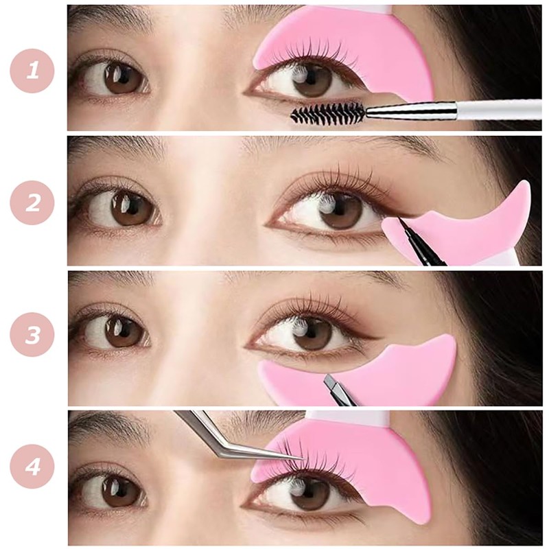 Multi-functional Eye Makeup Aid Guard Tool Set of 2 Mascara