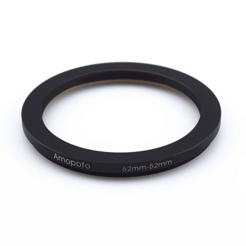 62 mm - 52 mm Step-Down Rings Filter Adapter Ring,