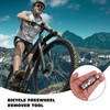 JUPSK Bike Crank Puller, Bicycle Crank Removal Tool Square Crankset